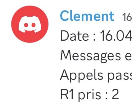Rapport d'activité quotidien de Clément le 16/04