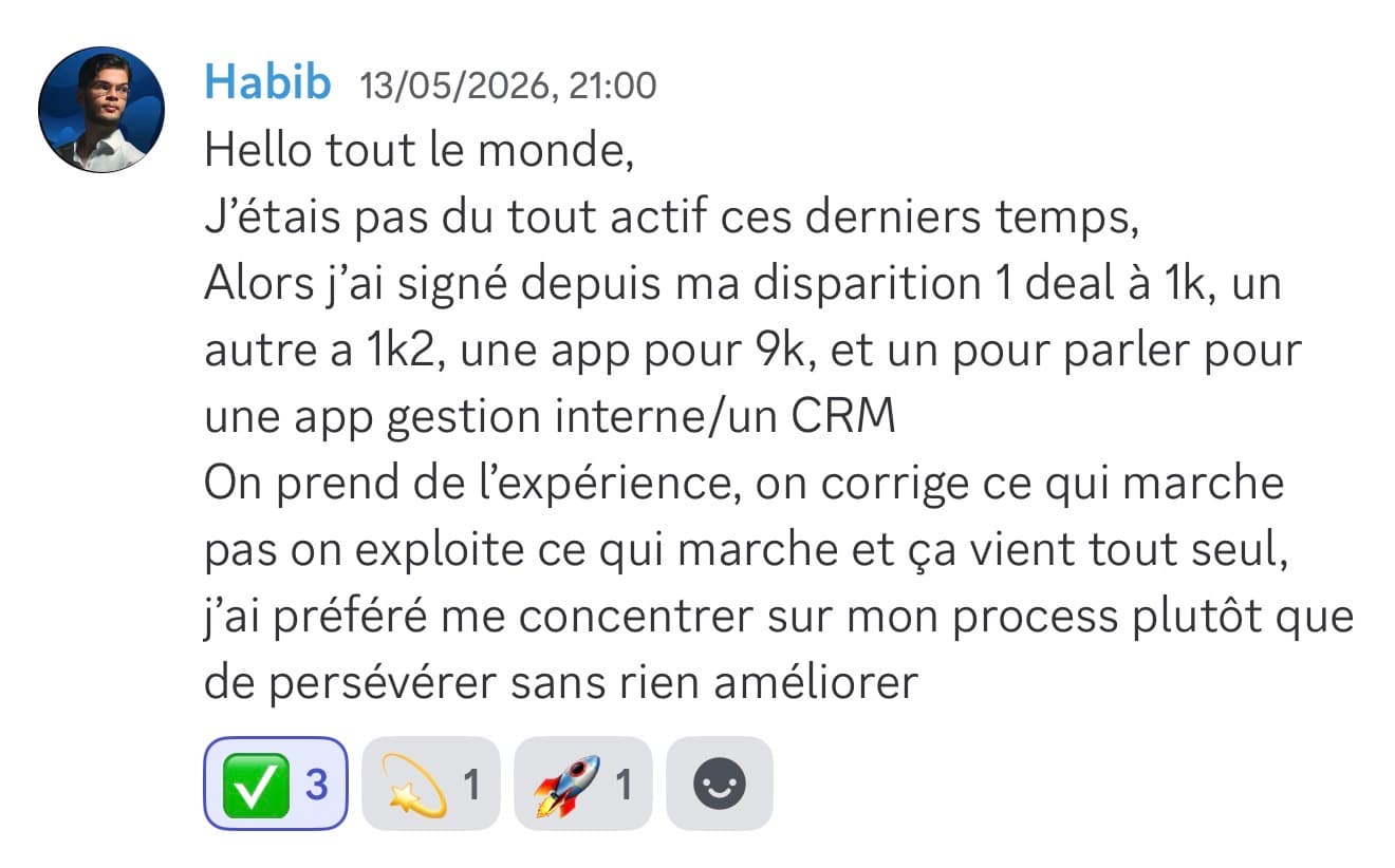 Habib, rapport au groupe : plusieurs deals signés, dont une app à 9K
